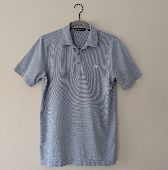 Travis Mathew The Zinna Polo Golf 3-Botton Short Sleeve Pima Cotton Blend - Picture 1 of 11